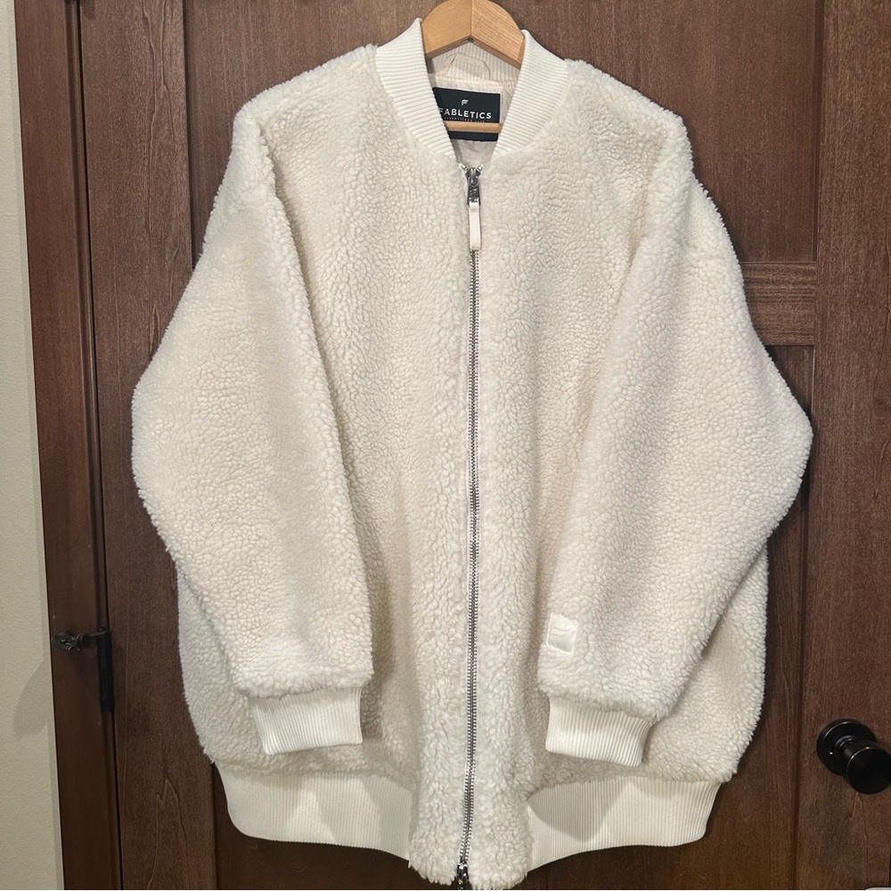 Fabletics Bone Oversized Bomber Jacket - image 1
